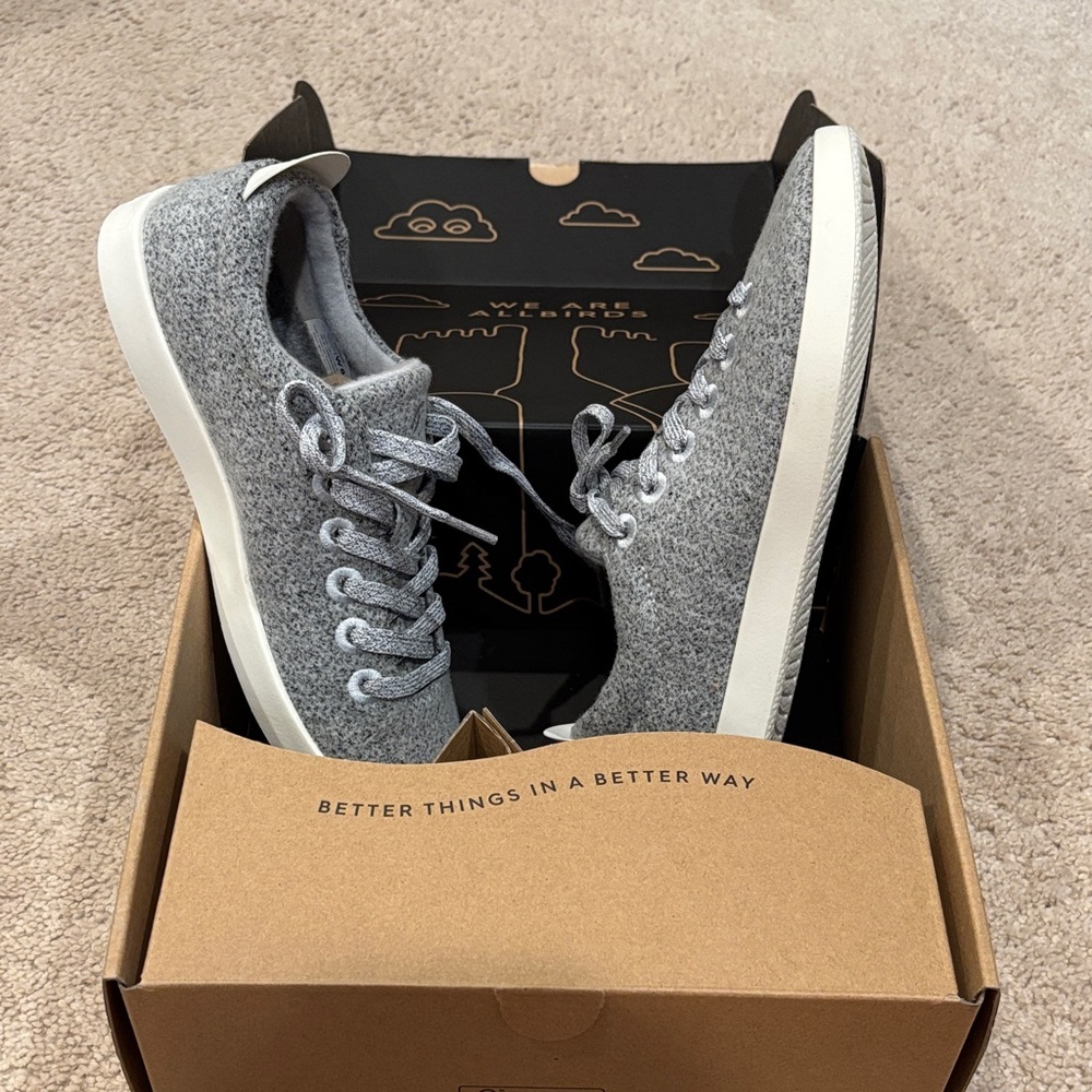 Allbirds Gray Knit Sneakers